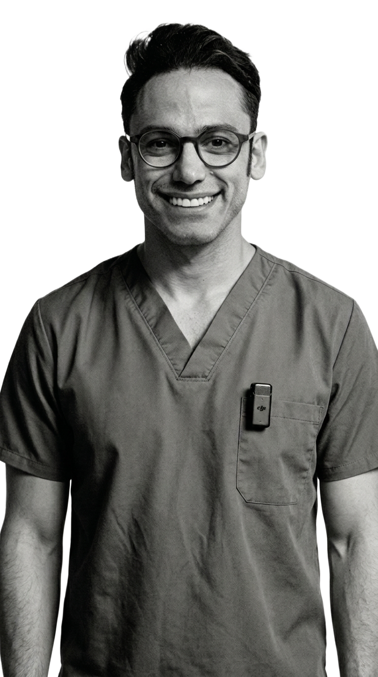 Portrait of Dr. Ari Sahebkashaf, MD — founder of The Longevity Lab MD